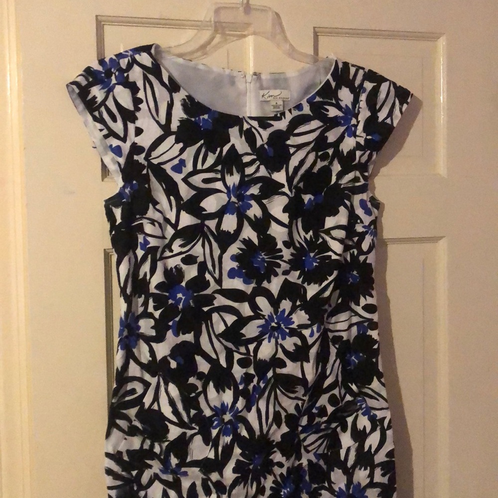 spring floral midi dress